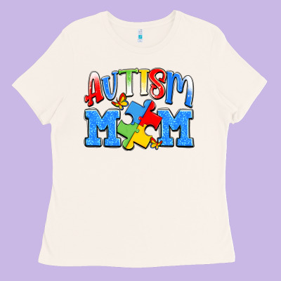 Autism Mom Ladies Tee Designed By Jahusdesignshop