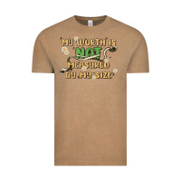 Vintage Coffee my worth is not defined by my size Vintage Tee - MaliasSmallBusiness