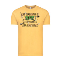 Vintage Mustard my worth is not defined by my size Vintage Tee - MaliasSmallBusiness