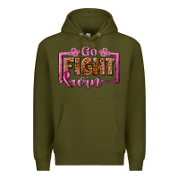 Army Green go fight win Premium Hoodie - JahusDesignShop