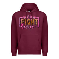 Burgundy go fight win Premium Hoodie - JahusDesignShop
