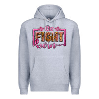 Heather Grey go fight win Premium Hoodie - JahusDesignShop