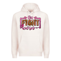 Pale Pink go fight win Premium Hoodie - JahusDesignShop