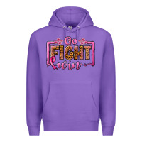 Purple go fight win Premium Hoodie - JahusDesignShop