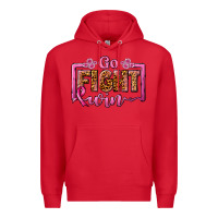Red go fight win Premium Hoodie - JahusDesignShop