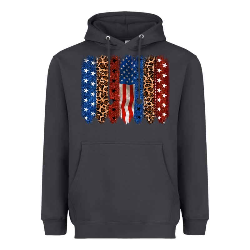 Back To Blue Brushstroke Heavyweight Hoodie by CowGirlArtShop | Teevron