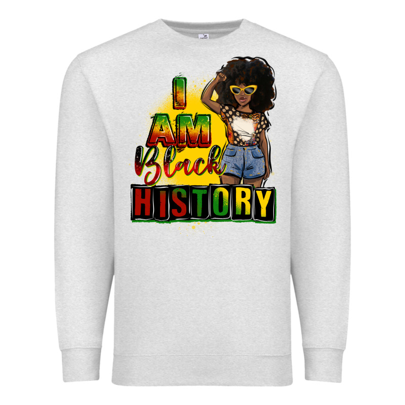 I Am Black History Juneteenth Premium Sweatshirt by CowGirlArtShop | Teevron