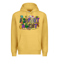 Antique Gold airport agent mardi gras Premium Hoodie - CowGirlArtShop