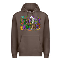 Coffee airport agent mardi gras Premium Hoodie - CowGirlArtShop