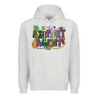 Dove Grey airport agent mardi gras Premium Hoodie - CowGirlArtShop