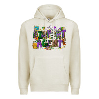Oatmeal Heather airport agent mardi gras Premium Hoodie - CowGirlArtShop
