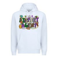 White airport agent mardi gras Premium Hoodie - CowGirlArtShop