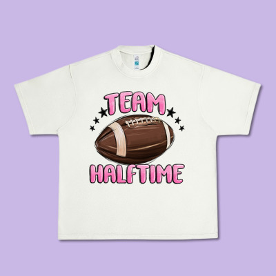Team Halftime Football Urban Heavy Tee Designed By Maliassmallbusiness