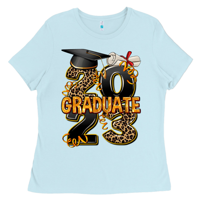 2023 Graduate Leopard Ladies Tee by AdoDesignShop | Teevron