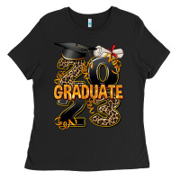 Black 2023 graduate leopard Ladies Tee - AdoDesignShop