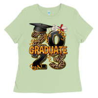Matcha 2023 graduate leopard Ladies Tee - AdoDesignShop