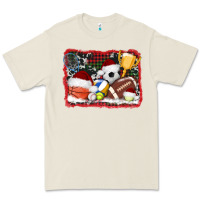 Bone christmas sports background Premium Tee - AdoDesignShop