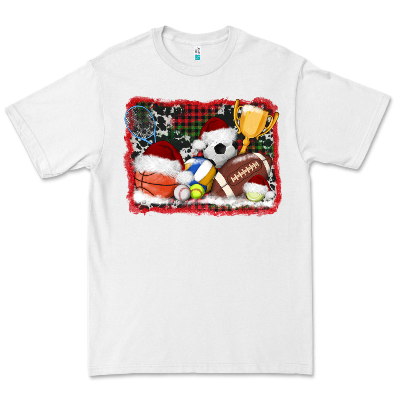 Christmas Sports Background Premium Tee by AdoDesignShop | Teevron