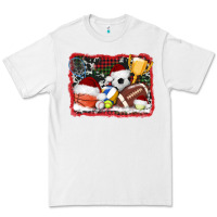 White christmas sports background Premium Tee - AdoDesignShop