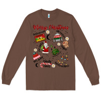 Chestnut Merry Christmas Long Sleeve Tee - MaliasSmallBusiness