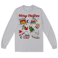 Moon Dust Merry Christmas Long Sleeve Tee - MaliasSmallBusiness