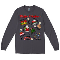 Smoke Merry Christmas Long Sleeve Tee - MaliasSmallBusiness