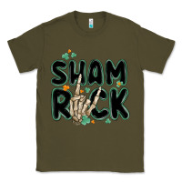 Army Green sham rock Classic Tee - MaliasSmallBusiness