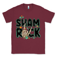 Burgundy sham rock Classic Tee - MaliasSmallBusiness