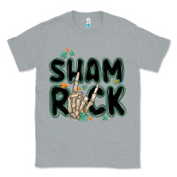 Heather Grey sham rock Classic Tee - MaliasSmallBusiness