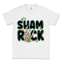White sham rock Classic Tee - MaliasSmallBusiness