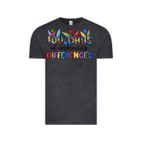 Vintage Black 100 days of embracing differences Vintage Tee - MaliasSmallBusiness