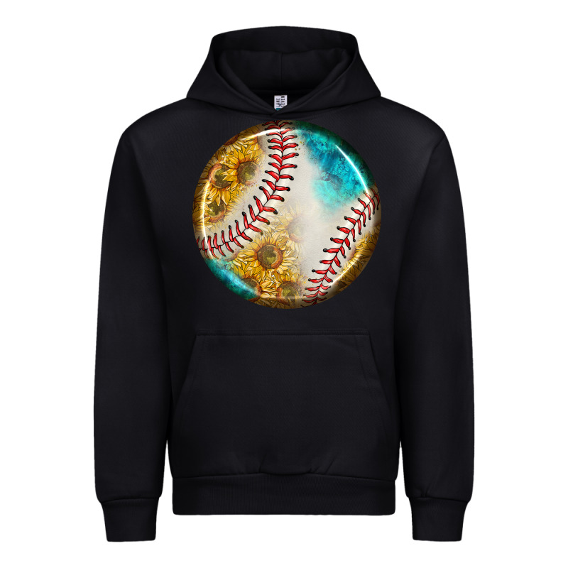Baseball With Sunflower Round Earrings Urban Hoodie by BundleAndBundleShop | Teevron