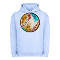 Pigment Grape Ice baseball with sunflower round earrings Urban Hoodie - BundleAndBundleShop