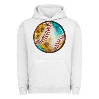 Pigment Lunar Rock baseball with sunflower round earrings Urban Hoodie - BundleAndBundleShop
