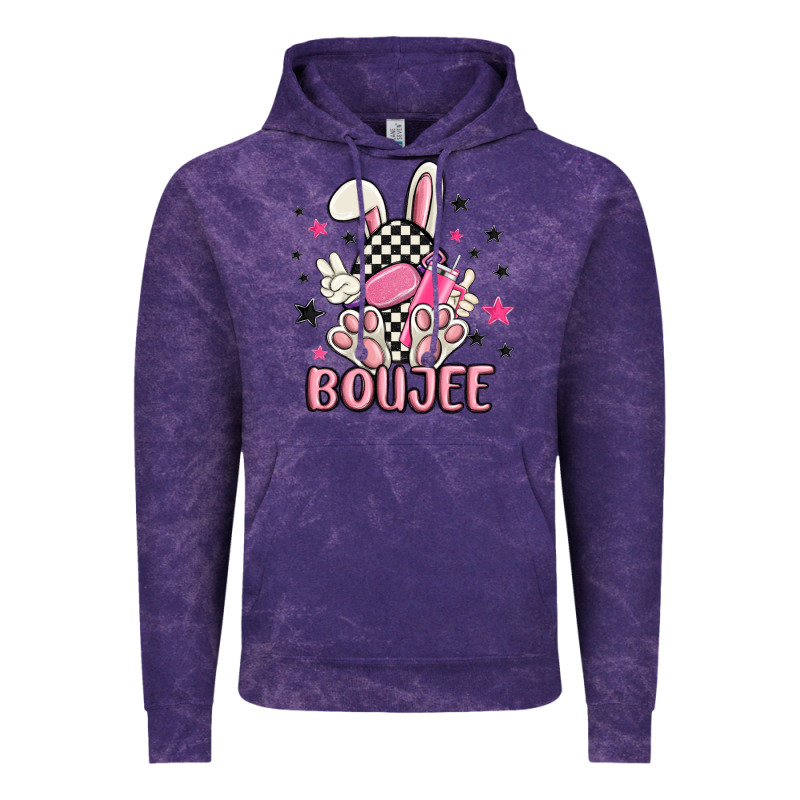 Boujee Checkered Easter Bunny Egg Trending Vintage Hoodie by MaliasSmallBusiness | Teevron