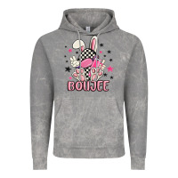 Cloud Rock boujee checkered easter bunny egg trending Vintage Hoodie - MaliasSmallBusiness