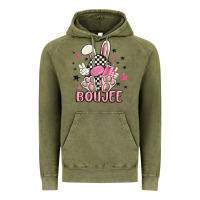 Vintage Olive boujee checkered easter bunny egg trending Vintage Hoodie - MaliasSmallBusiness