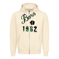 Sandshell Born In 1962 Zipper Hoodie - Bettercallsaul