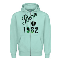 Seafoam Born In 1962 Zipper Hoodie - Bettercallsaul