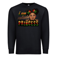Black i am melanin princess black peekaboo Premium Sweatshirt - CowGirlArtShop