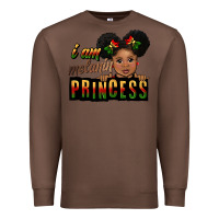 Chestnut i am melanin princess black peekaboo Premium Sweatshirt - CowGirlArtShop