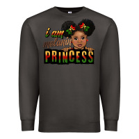 Smoke i am melanin princess black peekaboo Premium Sweatshirt - CowGirlArtShop