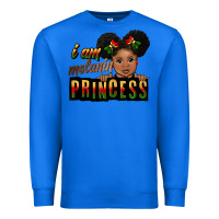 True Royal i am melanin princess black peekaboo Premium Sweatshirt - CowGirlArtShop