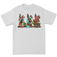 Dove Grey leopard cowhide turquoise cactus bunny's Premium Tee - JahusDesignShop