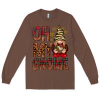 Chestnut Oh my gnome Long Sleeve Tee - NancyCooperArtShop