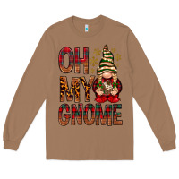 Toasted Coconut Oh my gnome Long Sleeve Tee - NancyCooperArtShop
