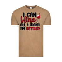 Vintage Coffee i can wine all i want lm retired Vintage Tee - MaliasSmallBusiness