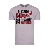 Vintage Zinc i can wine all i want lm retired Vintage Tee - MaliasSmallBusiness