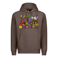 Coffee i dig mardi gras Premium Hoodie - CowGirlArtShop
