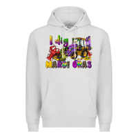 Dove Grey i dig mardi gras Premium Hoodie - CowGirlArtShop